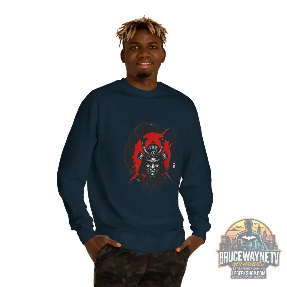 🎮 Samurai Warrior Sweatshirt Unisexe Col Rond 🎮 - Sweatshirt