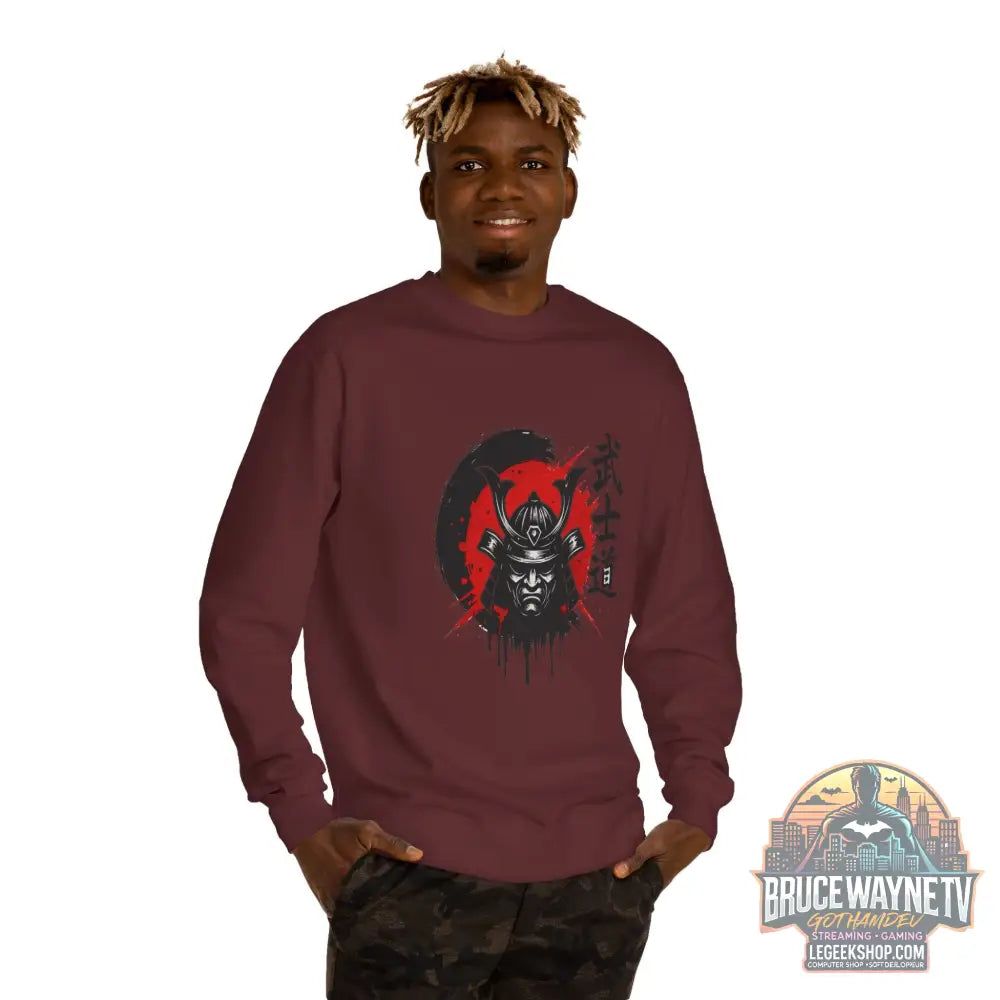 🎮 Samurai Warrior Sweatshirt Unisexe Col Rond 🎮 - Sweatshirt