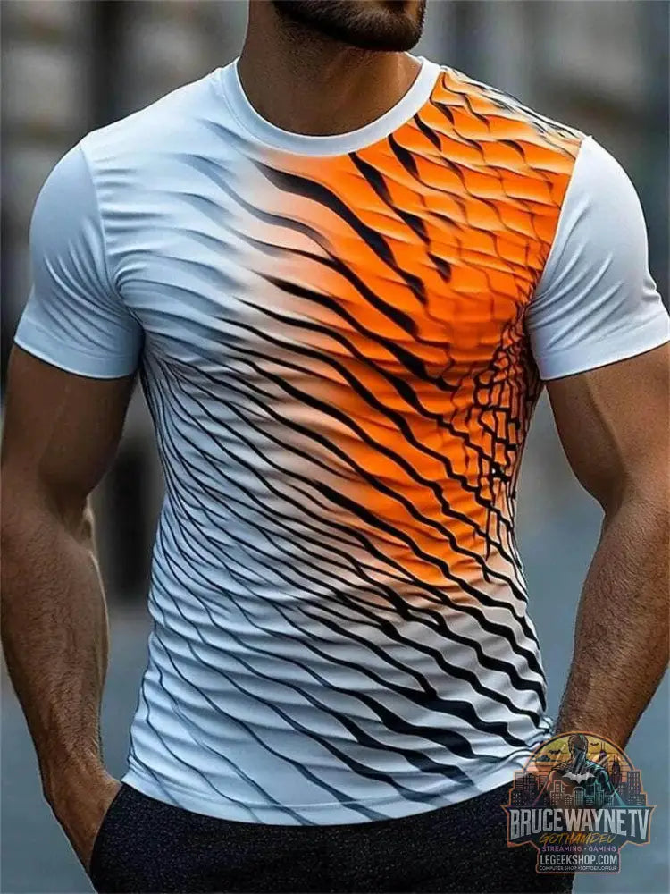 🧠 T-shirt Illusion d'Optique 3D – Art Visuel et Style Harajuku - Legeekshop